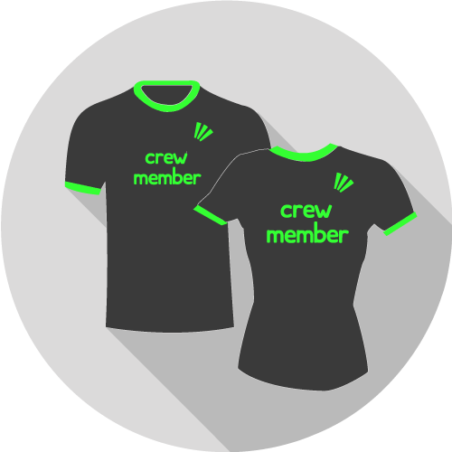 crew member icon showing crew member shirts